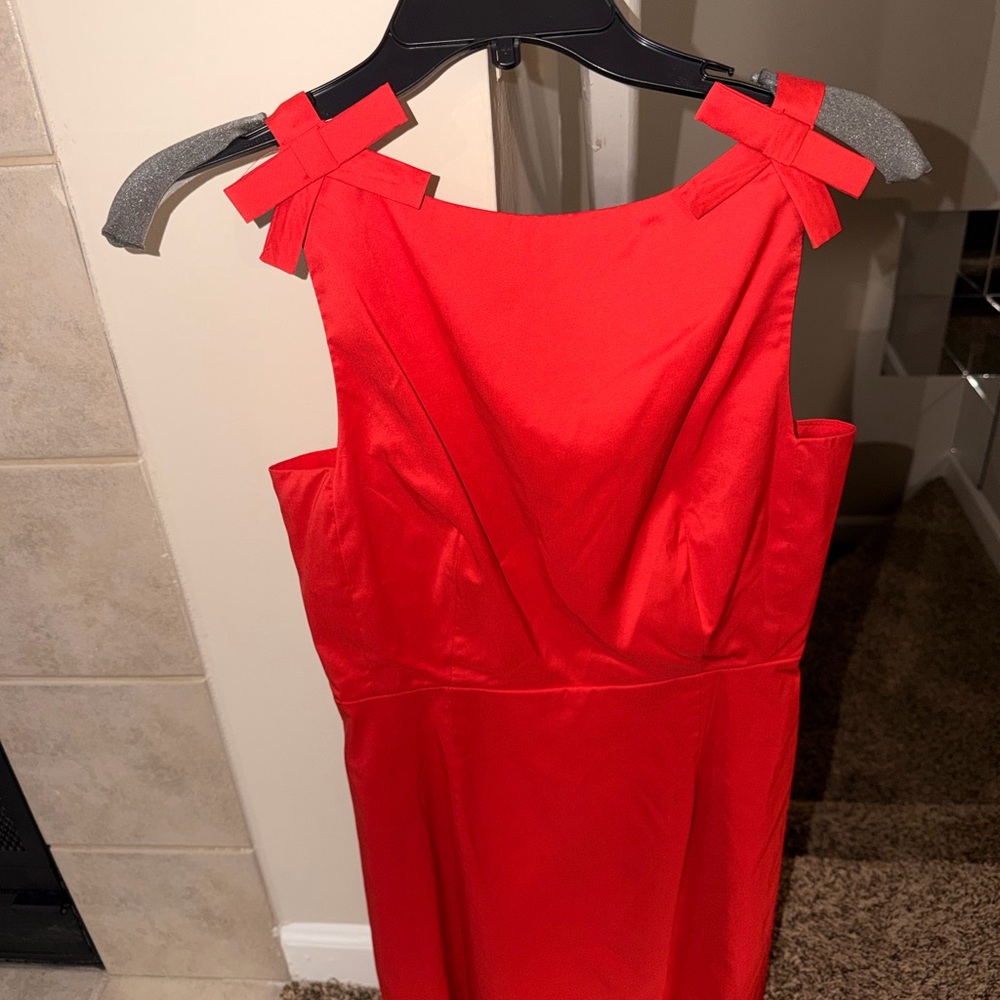 Gianni Bini Vibrant Red Backless Dress